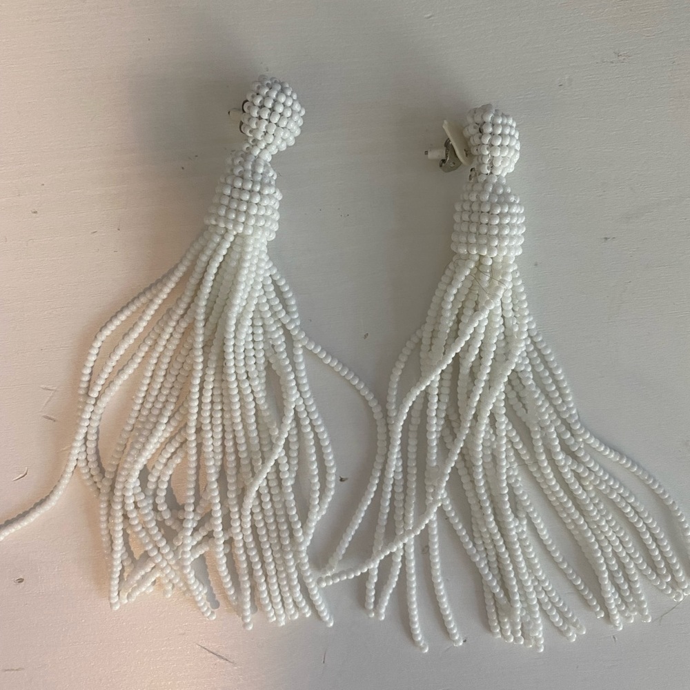 American Eagle beaded dangle earrings